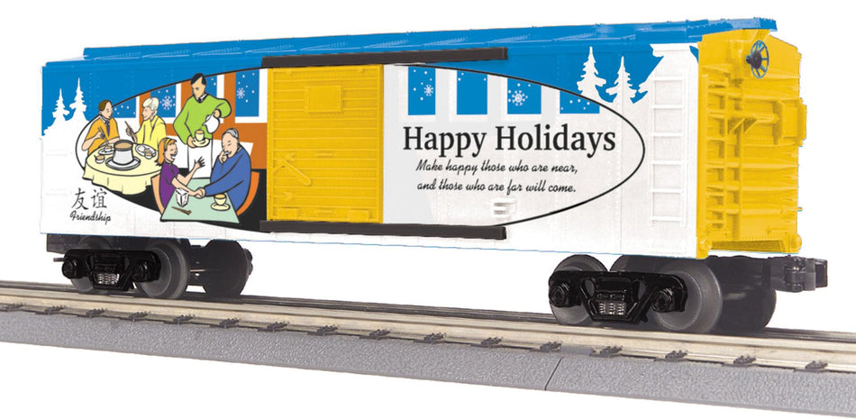 HAPPY HOLIDAYS BOX CAR