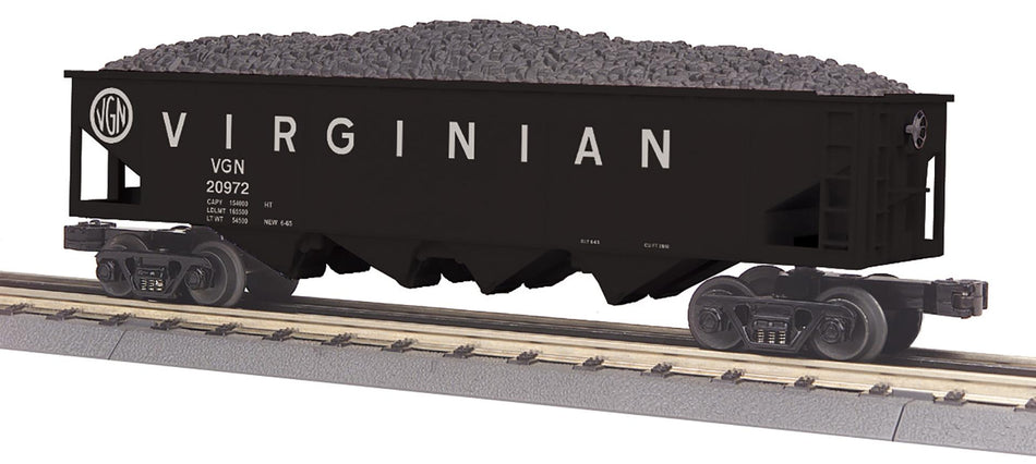 VIRGINIAN O GAUGE RAILKING 4-BAY HOPPER CAR