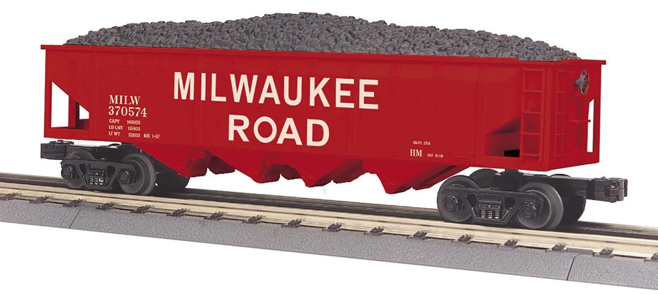 MILWAUKEE ROAD 4-BAY HOPPER CAR