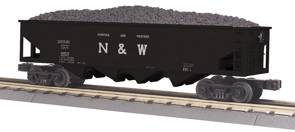 NORFOLK AND WESTERN O GAUGE RAILKING 4-BAY HOPPER CAR