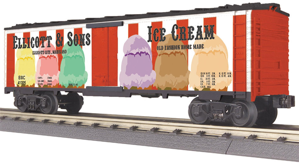 ELLICOTT AND SONS ICE CREAM MODERN REEFER
