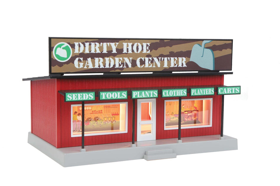 DIRTY HOE GARDEN CENTER O GAUGE RAILKING ROAD SIDE STAND