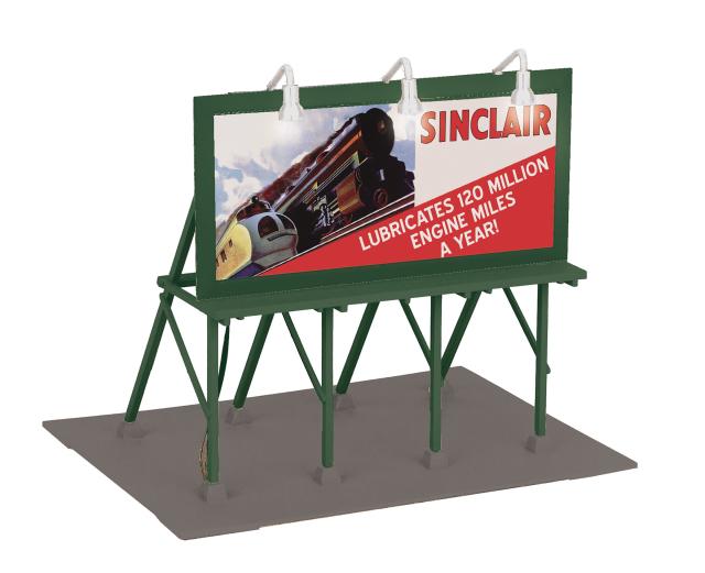 SINCLAIR OIL LIGHTED BILLBOARD