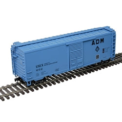 ATLAS O 2 RL PREMIER 40' PS-1 BOX CAR WITH 6' DOOR ARCHER DANIELS MIDLAND (ADM)  (#602)