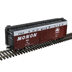 ATLAS O 2RL PREMIER 40' PS-1 BOX CAR WITH 6' DOOR MONON - BUY BOTH AND SAVE (#874 & 918)
