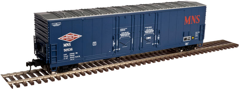 ATLAS O EVANS 53' DOUBLE DOOR BOXCAR (2 RAIL) MNS #50536