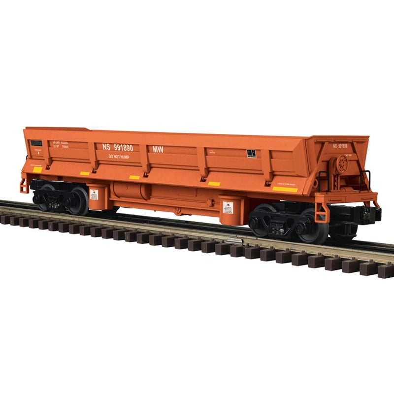 ATLAS O OPERATING SIDE DUMP CAR NORFOLK SOUTHERN 991890, 991891, 991896, 991899  3-RAIL
