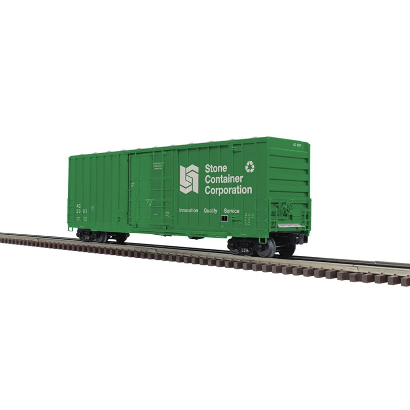 ATLAS O 50' GUNDERSON HIGH-CUBE STONE CONTAINER 2007, 2018  3-RAIL