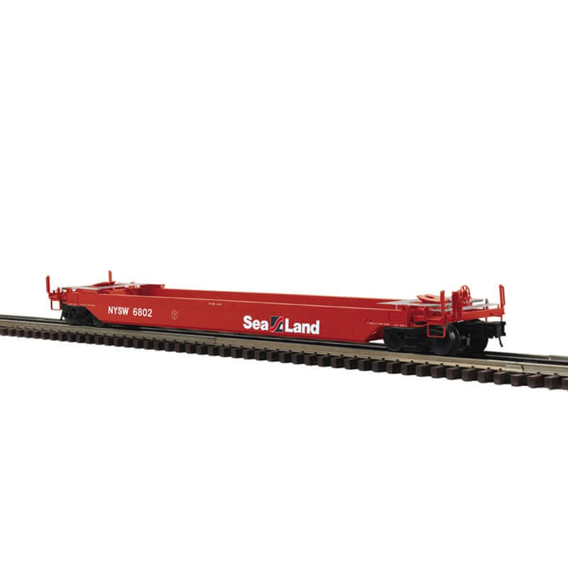 ATLAS MASTER 40' REBUILT WELL CARS NYS&W (SEALAND)  CAR NUMBERS: 6802, 6803, 6806, 6809 (3 RAIL)