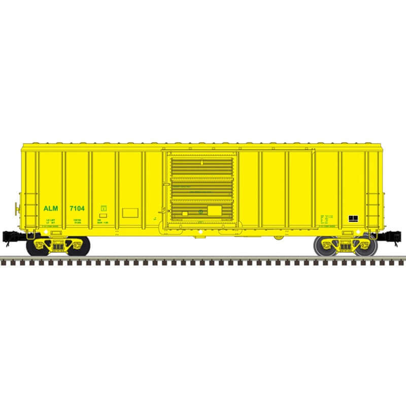 ATLAS PREMIER PS-5344 BOX CAR ARKANSAS LOUISIANA & MISSISSIPPI (ALM) CAR NUMBERS: 7104 (3 RAIL)