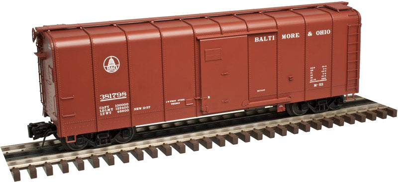 40' WAGON TOP BOX CAR (B&O BROWN AND WHITE) -  #381718