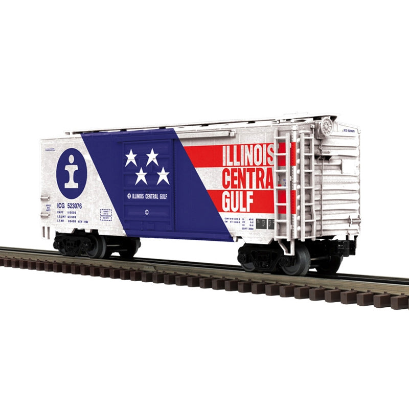 ATLAS O AMERICA 250 COLLECTOR SERIES PS-1 BOX CAR ILLINOIS CENTRAL GULF 523076  3-RAIL