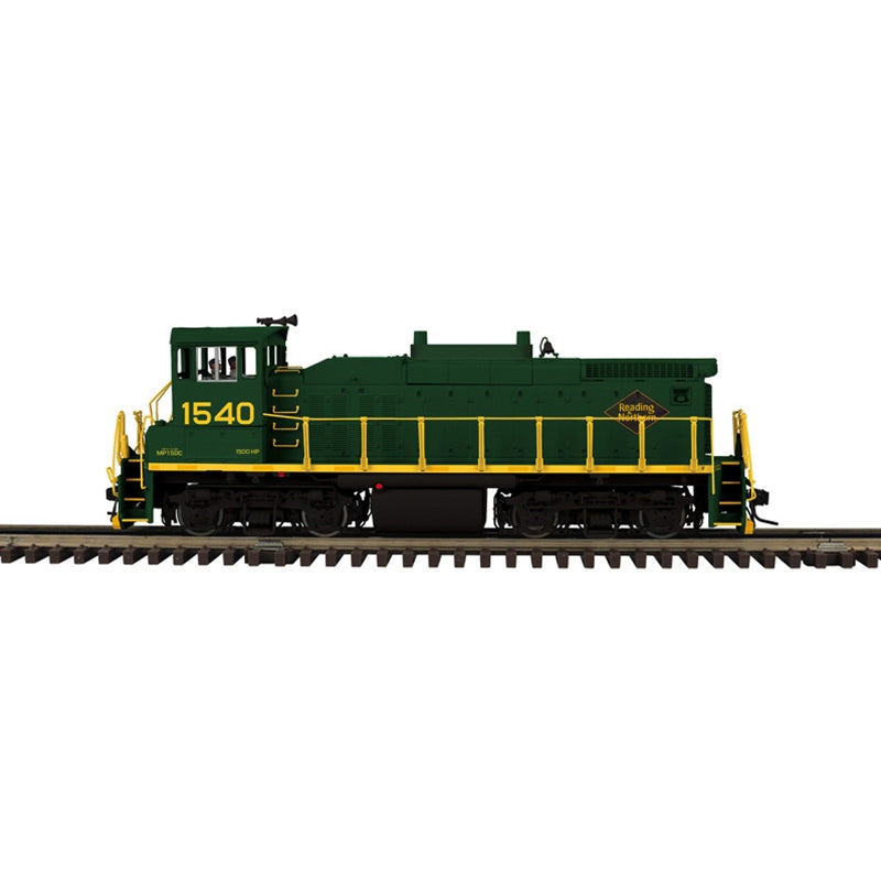 ATLAS MASTER O MP15DC LOCOMOTIVE READING & NORTHERN (W/ DITCH LIGHTS)