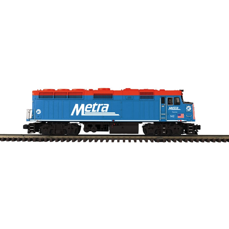 ATLAS O F40PH METRA (BLUE SCHEME) "VILLAGE OF PALATINE" 157  2-RAIL