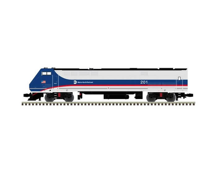 ATLAS PREMIER P42 LOCOMOTIVE METRO NORTH - STANDARD SCHEME ROAD NUMBER 201 (3 RAIL)