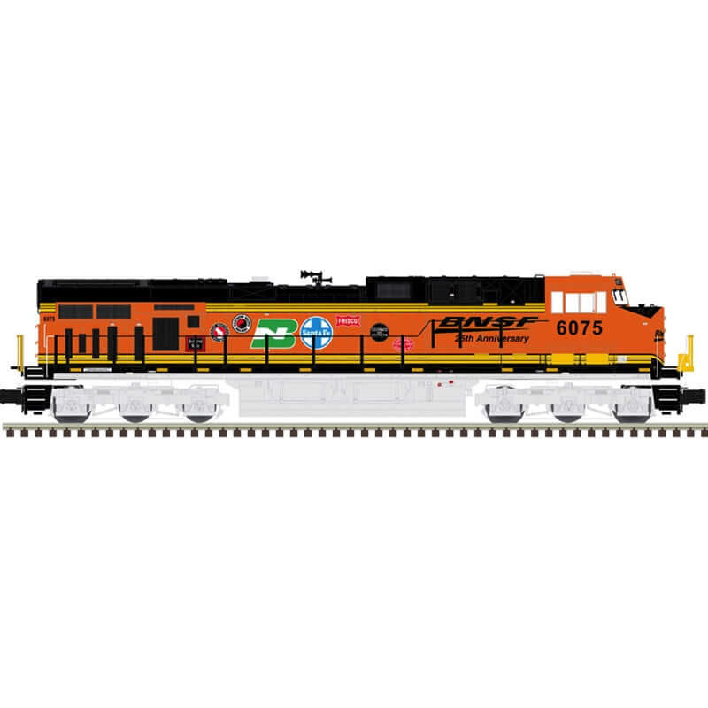 ATLAS PREMIER ES44 LOCOMOTIVE BNSF (25TH ANNIVERSARY) ROAD NUMBER 6111 (3 RAIL)