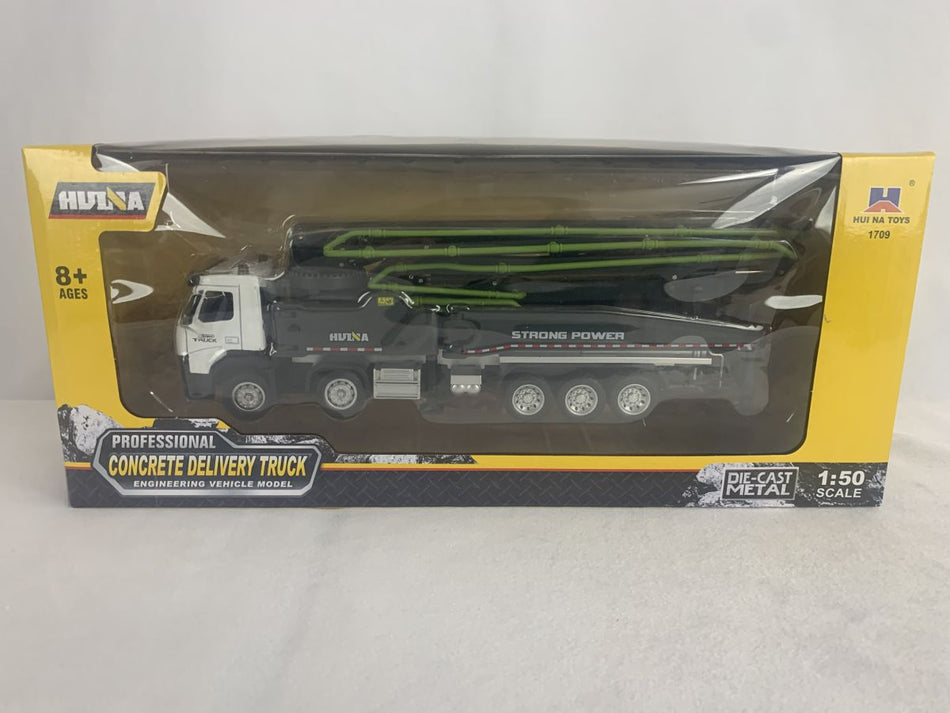 DIE CAST WHEEL ALLOY CEMENT PUMP TRUCK Ð GREEN 1/50