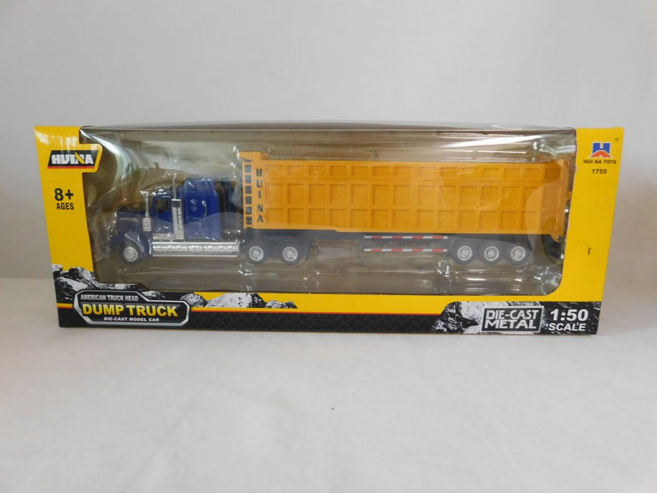 DIECAST TRUCK BLUE CAB/YELLOW LOAD