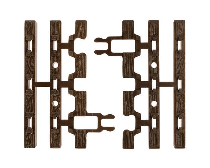 ATLAS O 3-TIE SNAP-LOCK CLIPS/WOOD TIES