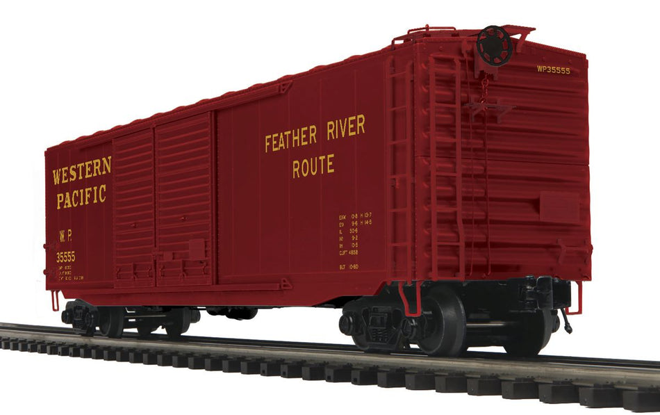 WESTERN PACIFIC O SCALE PREMIER 50' PS-1 DOUBLE DOOR BOX CAR