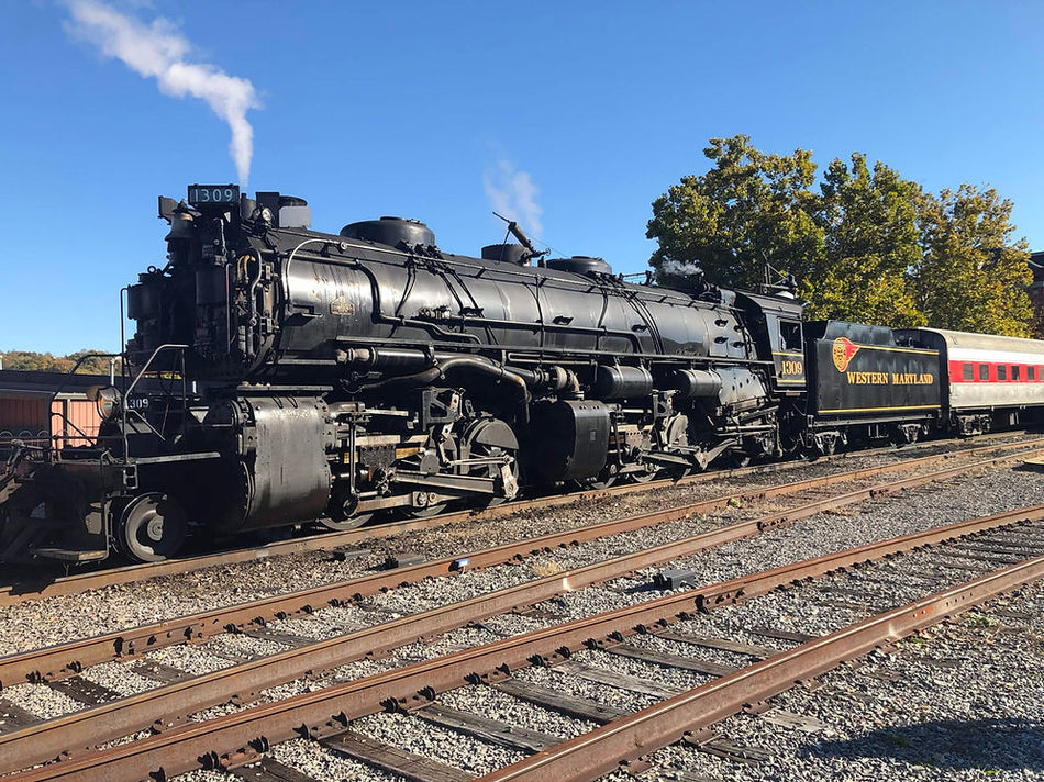SUNSET MODELS 3RD RAIL WESTERN MARYLAND #1309 2-6-6-2 - 3 RAIL