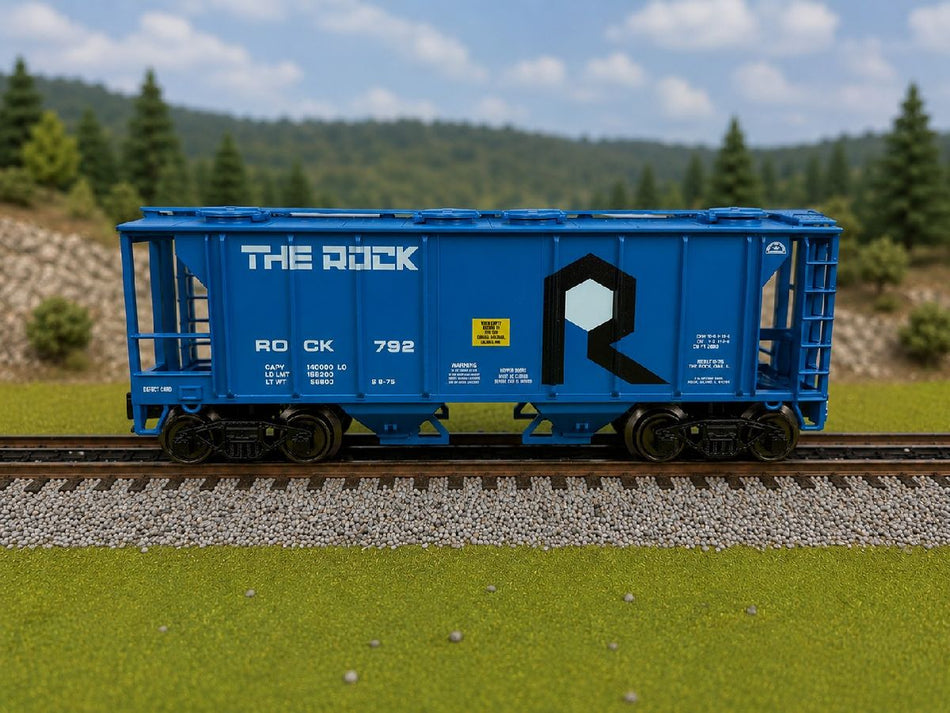 RMT 2 BAY COVERED HOPPER THE ROCK