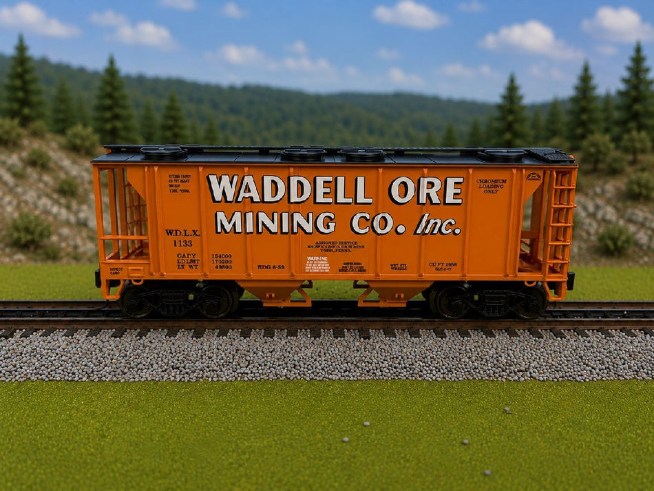 RMT 2 BAY COVERED HOPPER WADDELL - BUY 6 AND SAVE!