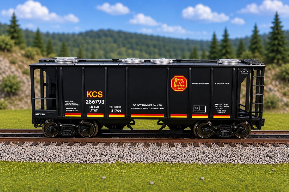 RMT 2 BAY COVERED HOPPER KCS - BUY 6 AND SAVE!