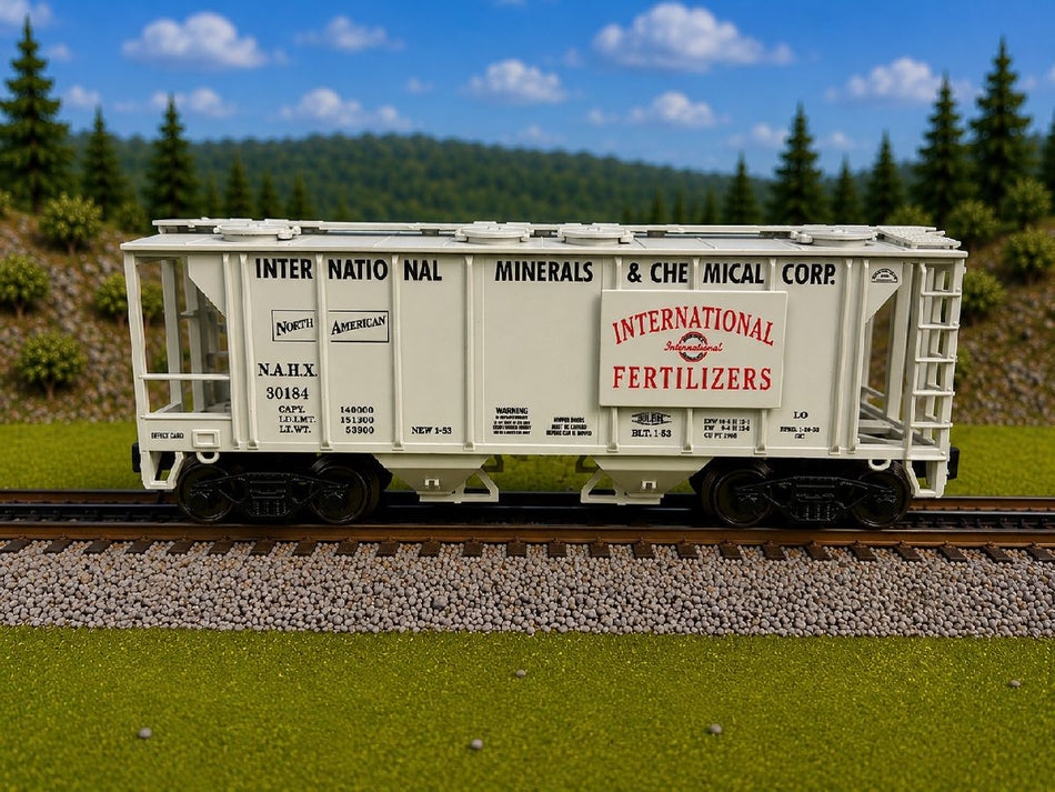 RMT 2 BAY COVERED HOPPER INTERNATIONAL MINERALS - BUY 6 AND SAVE!