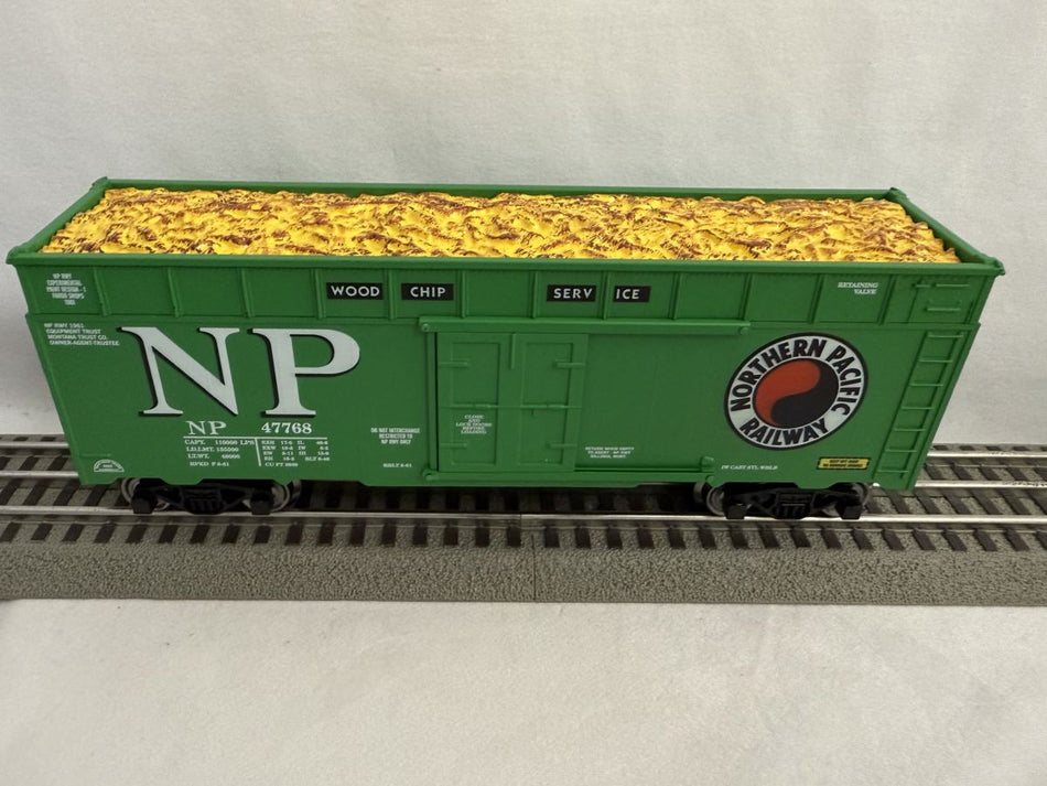 O WOODCHIP CAR NORTHERN PACIFIC - 6 PACK