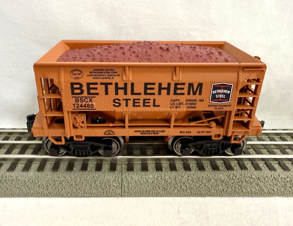 O ORE CAR BETHLEHEM STEEL BURNS HARBOR - 6 PACK