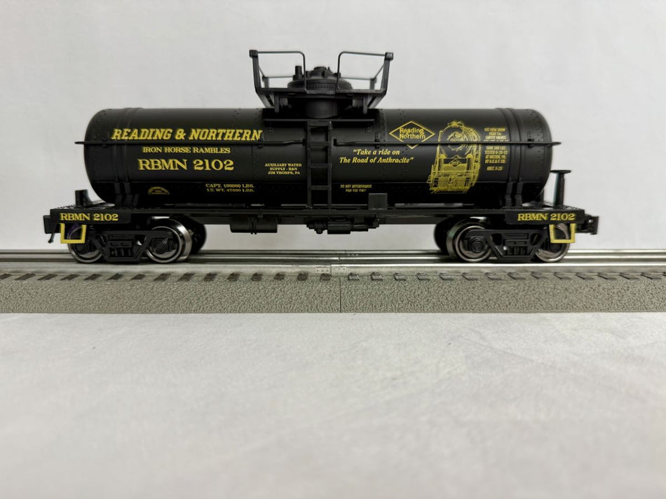O SINGLE DOME TANK CAR READING & NORTHERN / BLK