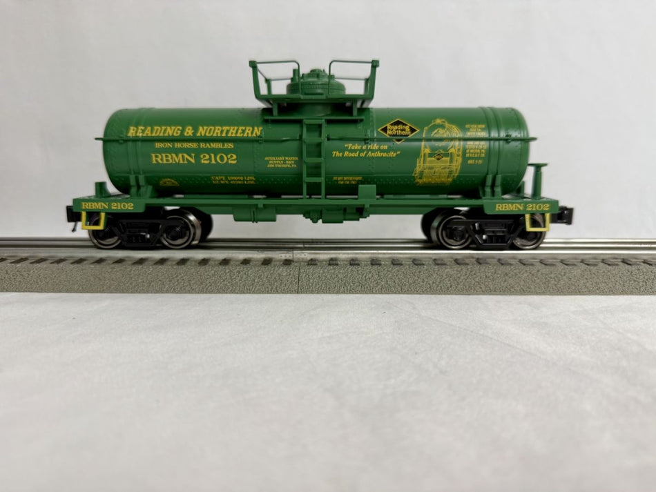O SINGLE DOME TANK CAR READING & NORTHERN / GRN