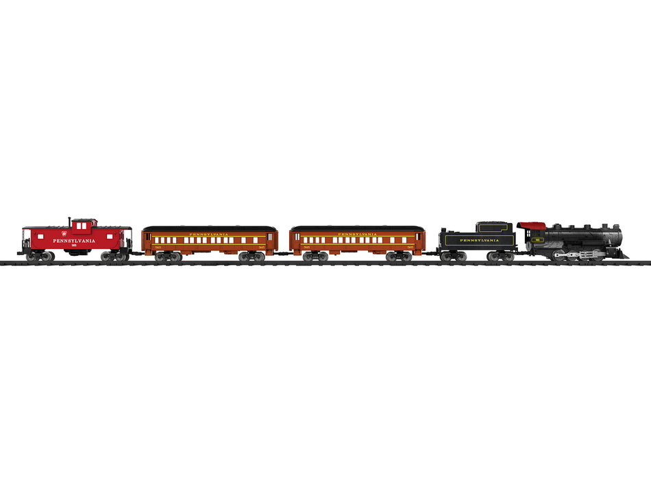 PENNSYLVANIA FLYER BATTERY OPERATED O-GAUGE TRAIN SET