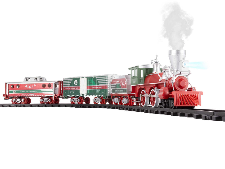 NORTH POLE EXPRESS BATTERY OPERATED O-GAUGE TRAIN SET