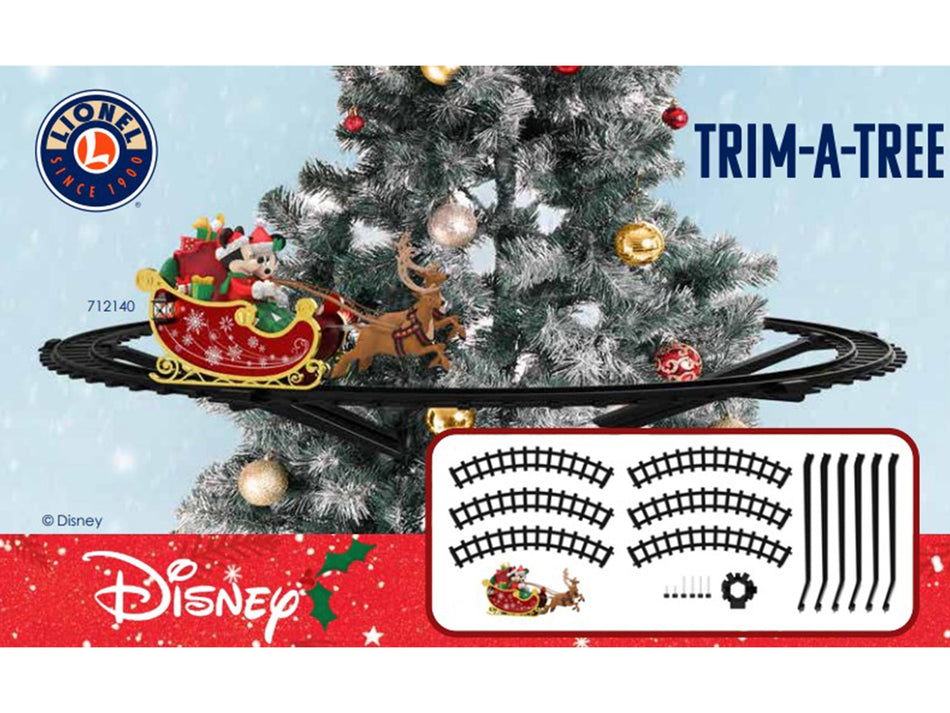 TRIM-A-TREE-TRAIN MICKEY AND MINNIE SLED