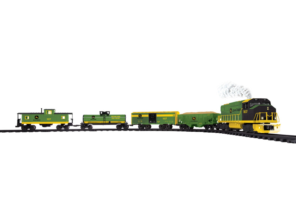 JOHN DEERE BATTERY OPERATED O-GAUGE TRAIN SET