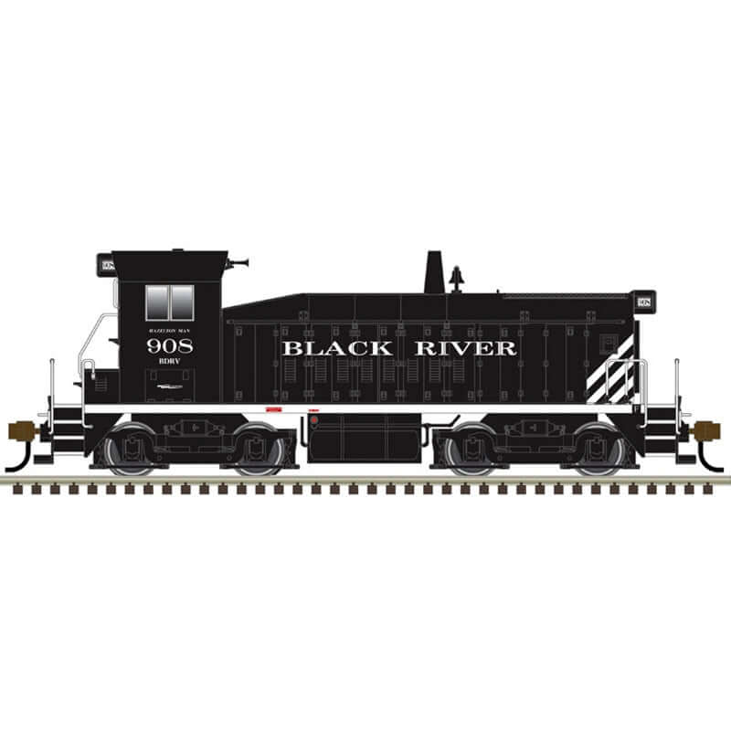 ANALOG ATLAS SW8 BLACK RIVER & WESTERN ROAD NUMBER 908 (2 RAIL)