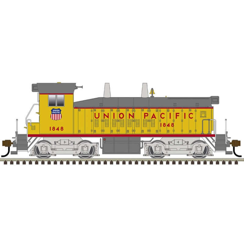 ATLAS MASTER SW9 UNION PACIFIC ROAD NUMBER 1850 (3 RAIL)