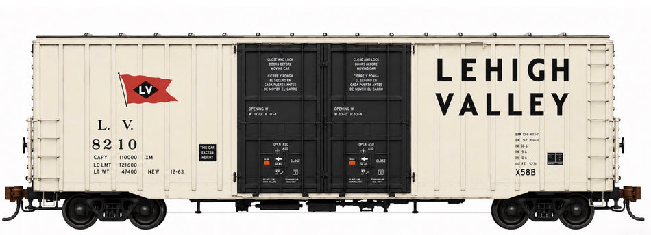 CUSTOM RUN -GOLDEN GATE DEPOT GREENBRIER 7550CF 60' PLATE F BOXCAR LV- 2 RAIL