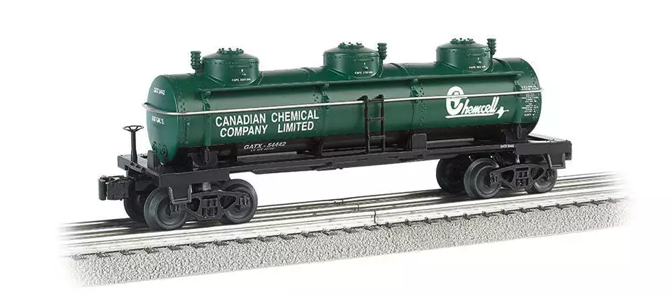 3 DOME CANADA CHEMICAL COMPANY TANK CAR (PRE-OWNED)
