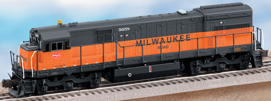 MILWAUKEE ROAD NON-POWERED U30C DIESEL #5658