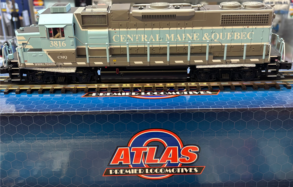ATLAS GP38-2 CENTRAL MAINE & QUEBEC  - CAB # 3816 (CUSTOM RUN)