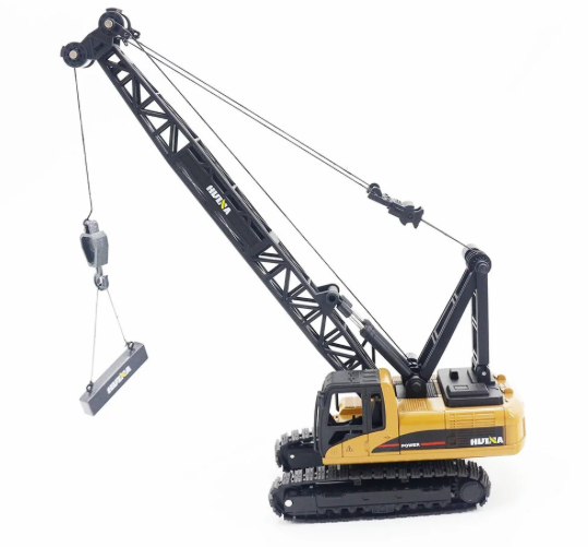 1:50 SCALE DIECAST HUINA TRACKED CRANE
