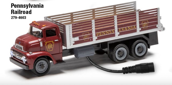MENARDS TANDEM AXLE LIGHTED PRR STAKE TRUCK
