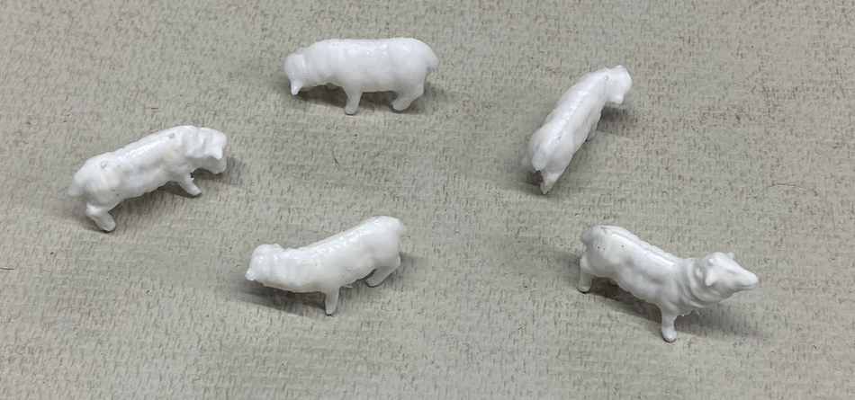 1:48 SCALE SHEEP (5 PACK)