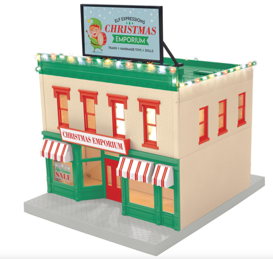 ELF EXPRESSIONS O GAUGE RAILKING 2-STORY CITY BUILDING WITH LEDS