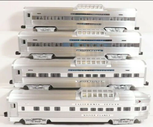 O GAUGE WESTERN PACIFIC PASSENGER SET (SET OF 4)