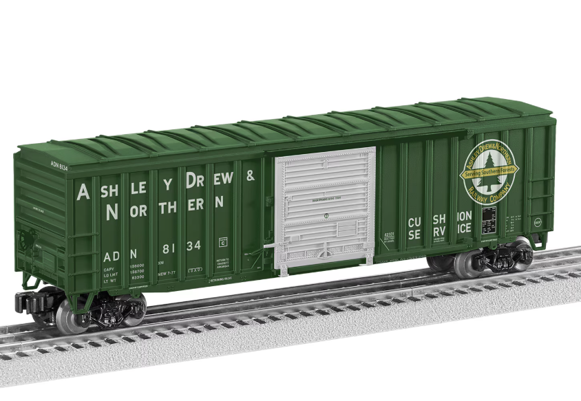 ASHLEY DREW & NORTHERN STANDARD O MODERN BOXCAR #8134