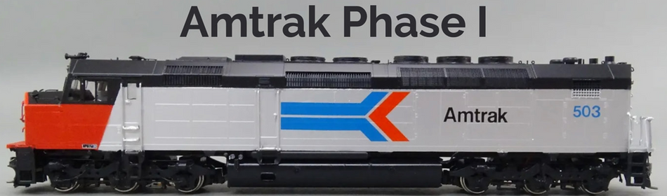 SUNSET MODELS 3RD RAIL EMD SDF40-2 AMTRAK - 2 RAIL